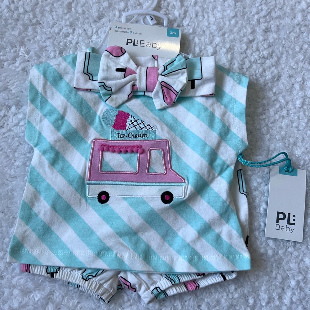 3 month baby Ice Cream Truck Set